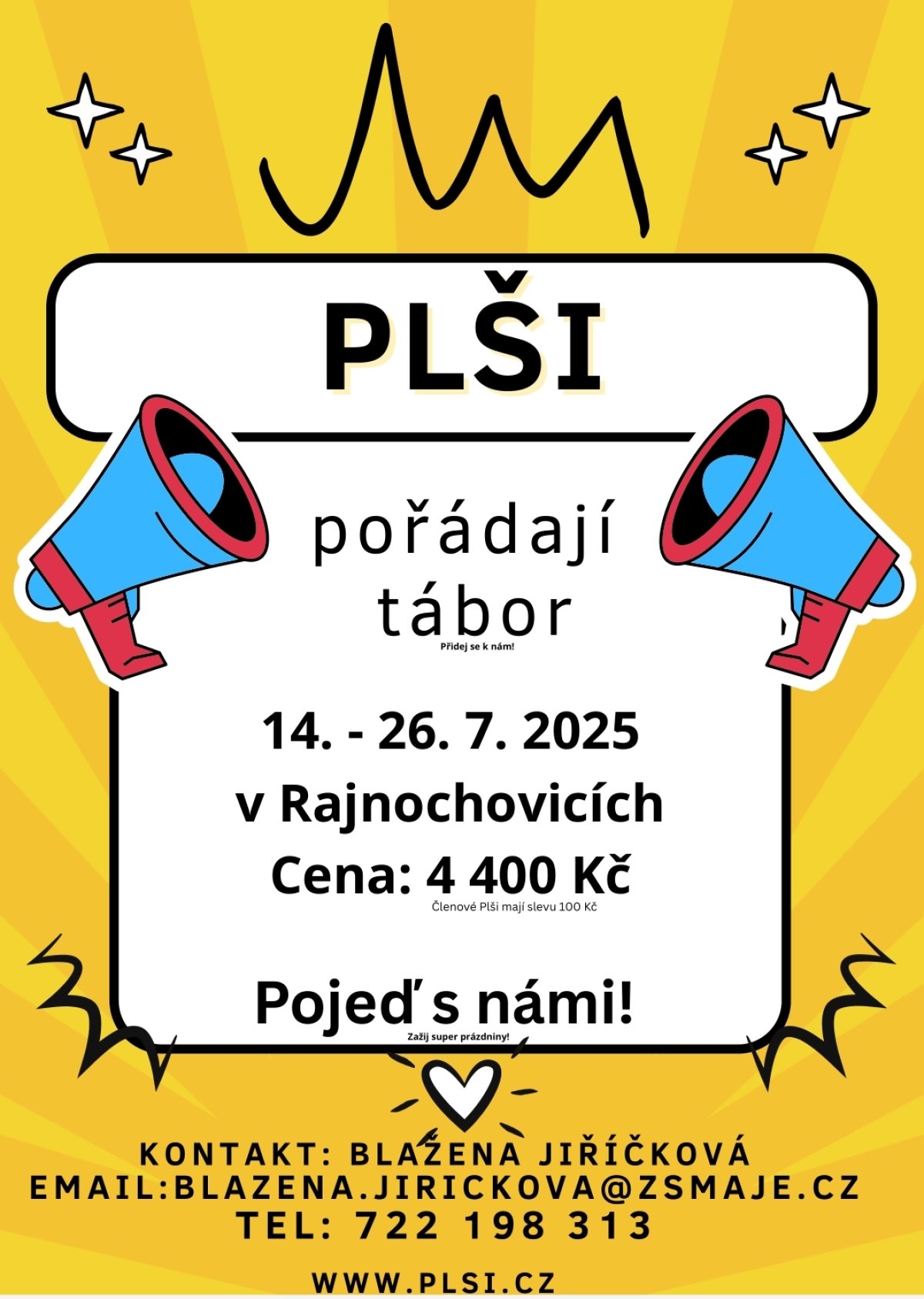 Přihlašujte se na tábor 2025